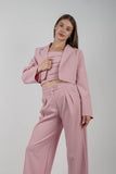 Blazer Cropped Aruba Rosado