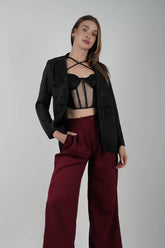 Blazer Stardust Negro Brillo