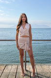 Falda Lino Beige