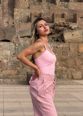 Corset Popelina Rosado