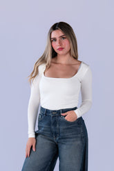 Top Viscosa Basico Blanco
