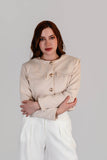 Chaqueta Paño Aurora Beige