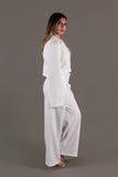 Pantalon Palazzo Osaka Blanco
