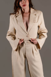 Blazer Crooped Sakura Vainilla