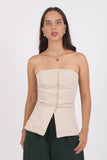 Corset Bustier Romance Beige