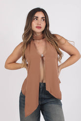 Top Sensual Seda Mocca