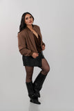 Chaqueta Bomber Muse Mocca