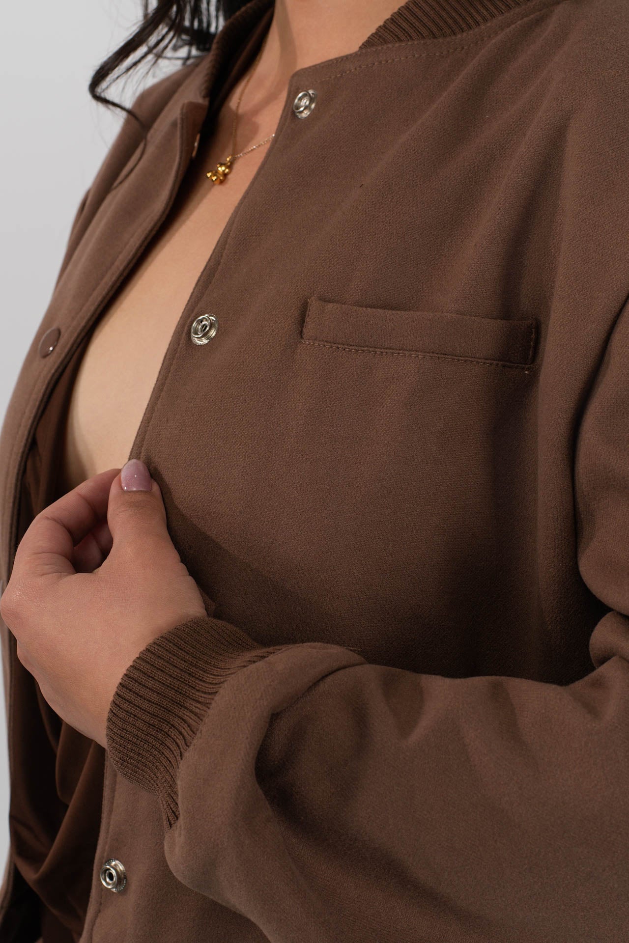 Chaqueta Bomber Muse Mocca