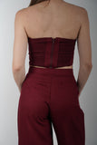 Corset Tulum Burgundy
