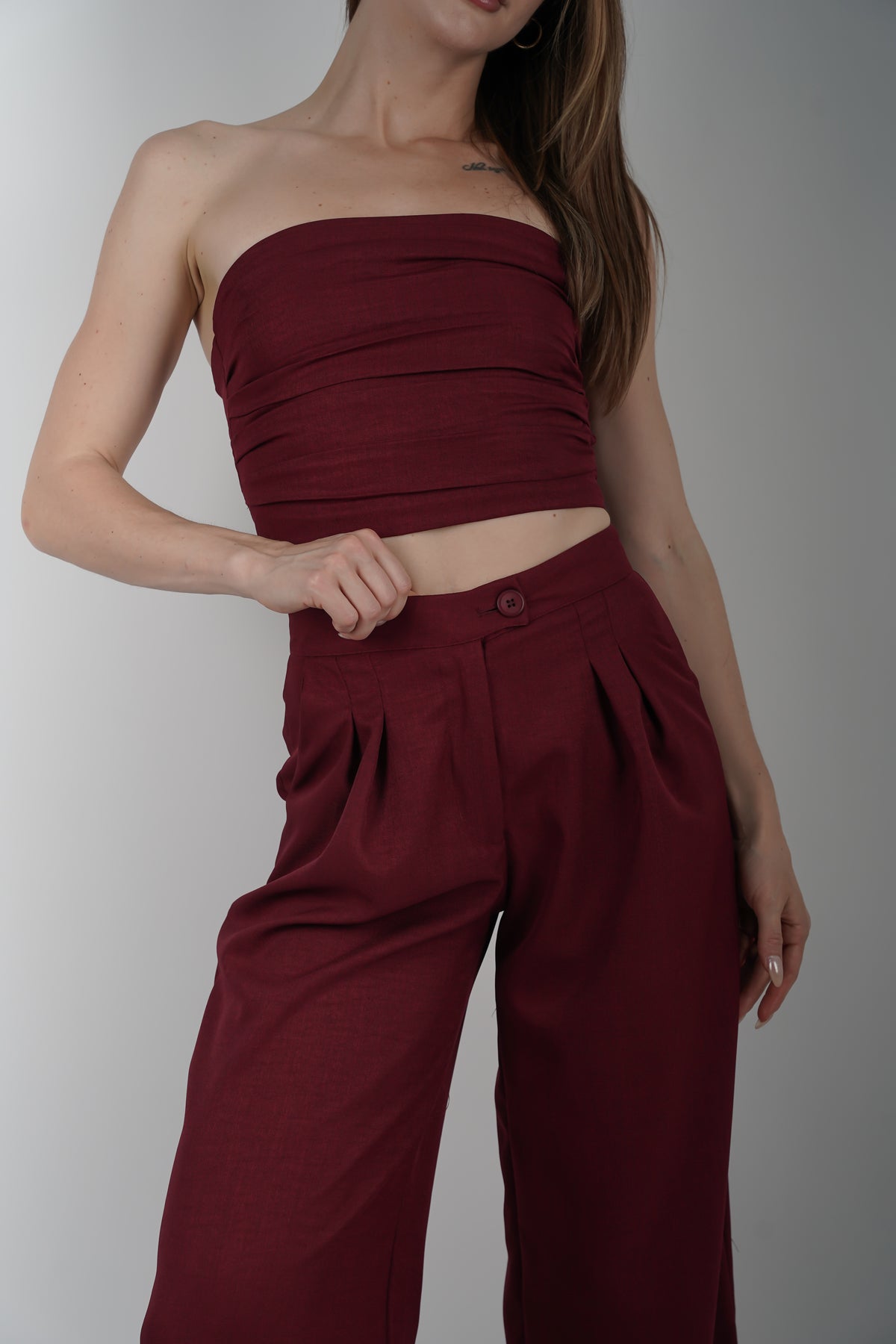 Corset Tulum Burgundy