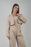Blazer Cropped Aruba Beige