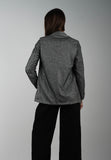 Blazer Stardust Plateado Brillo