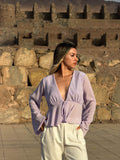 Blusa Gasa Lila