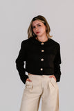 Chaqueta Paño Aurora Negro