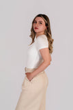 Top Viscosa Cuadrado Blanco