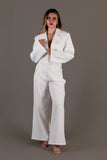 Blazer Crooped Sakura Blanco