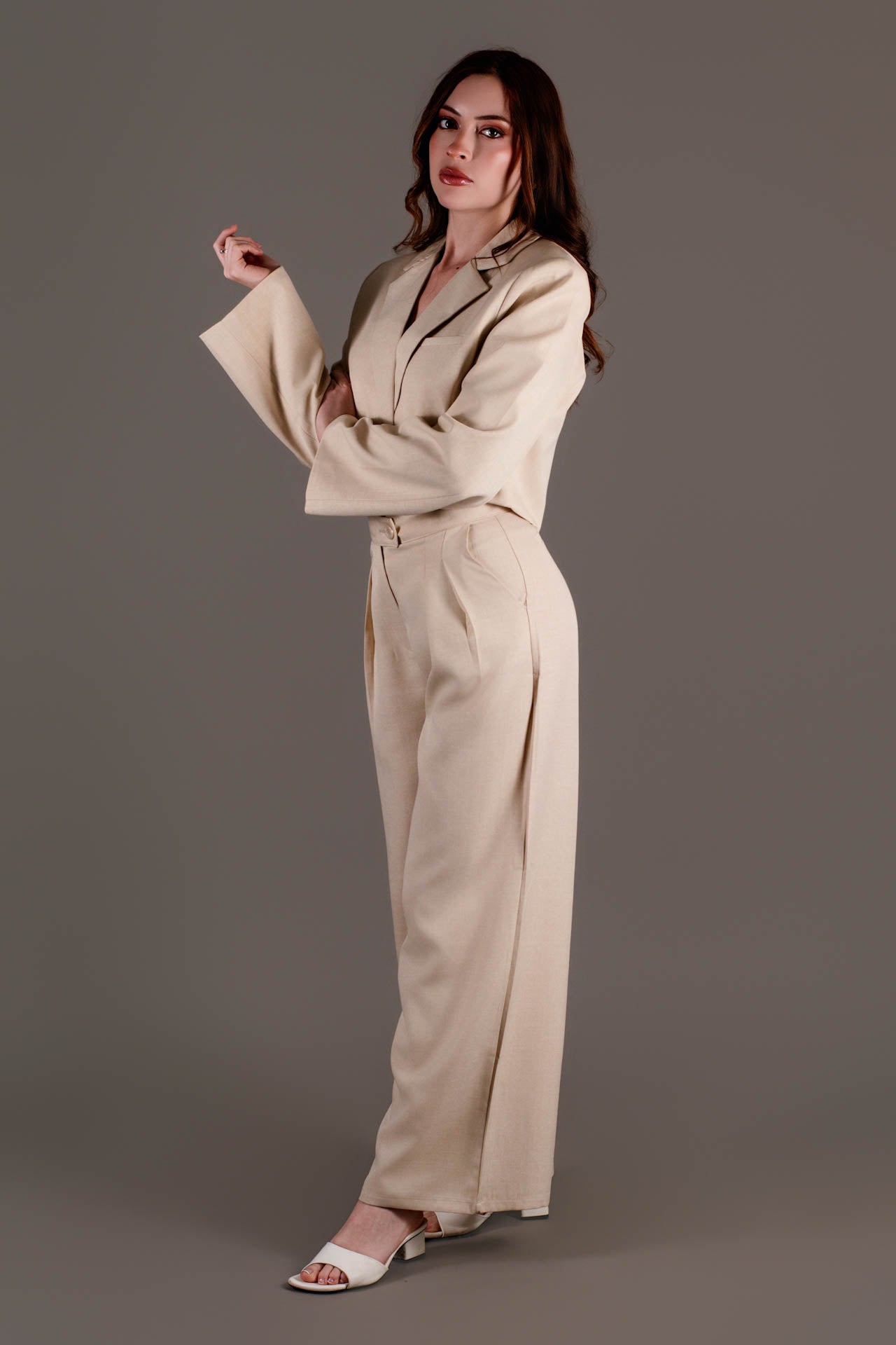 Pantalon Palazzo Osaka Vainilla