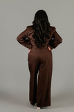 Blazer Crooped Sakura Chocolate