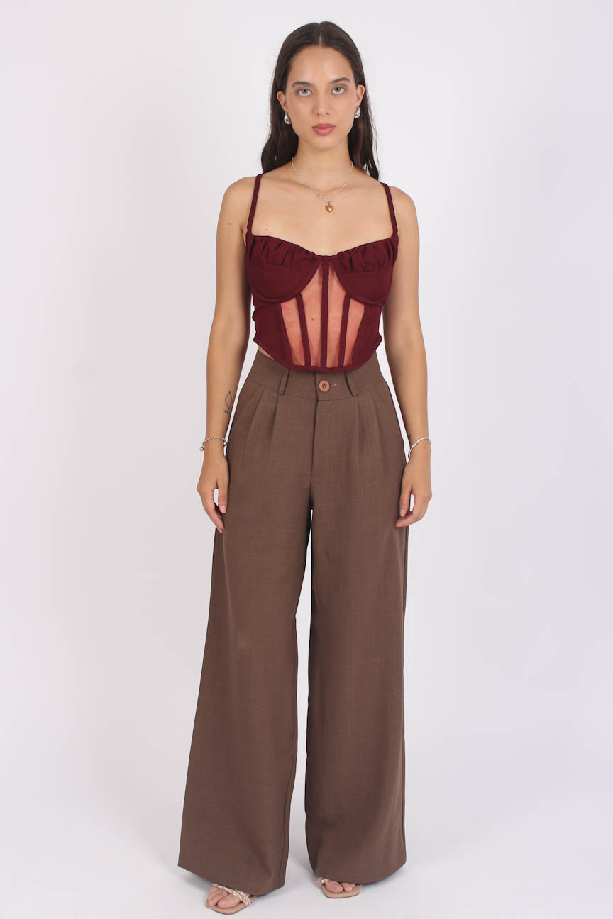 Corset Sastre Capri Burgundy