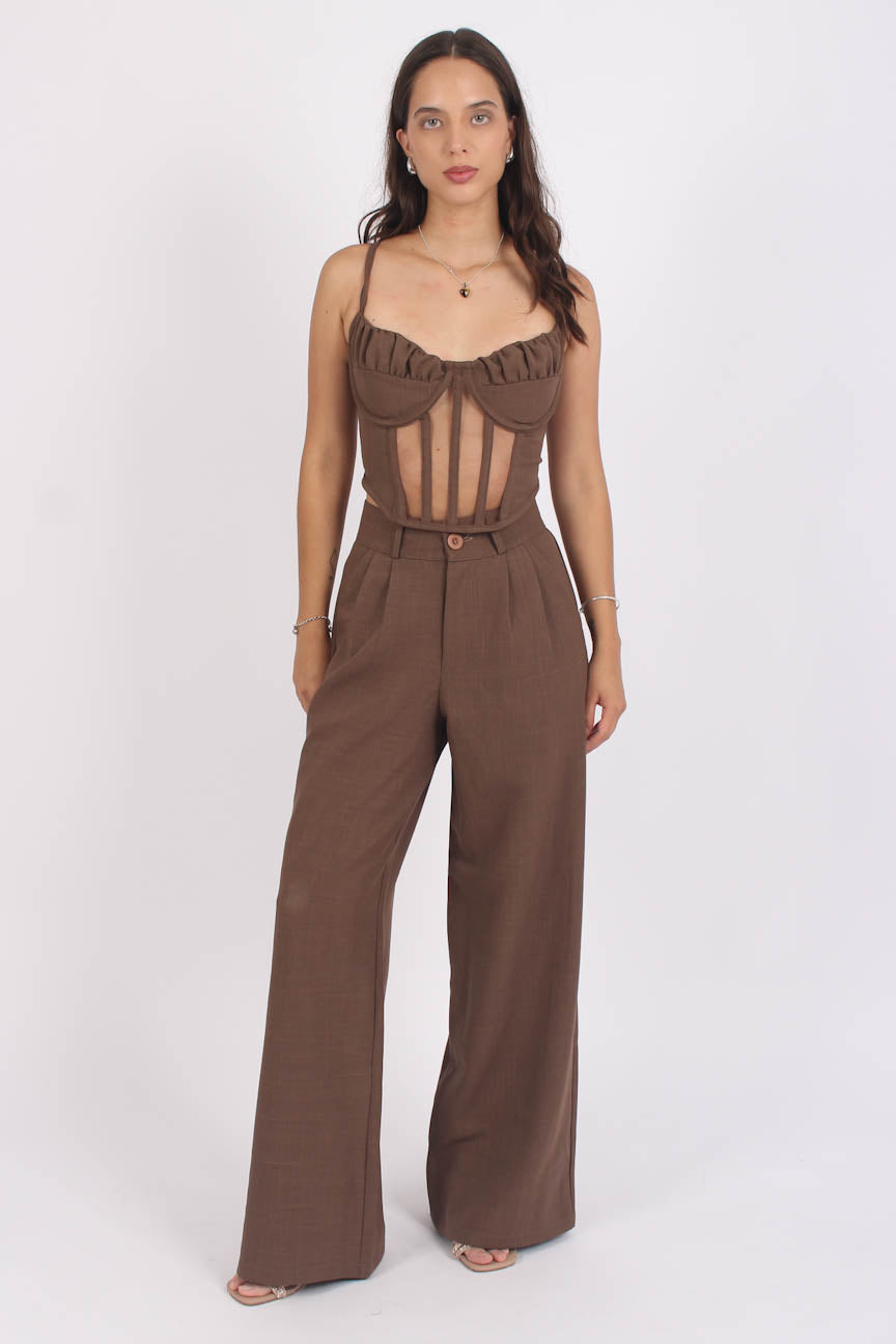 Corset Sastre Capri Mocca