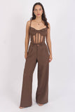 Corset Sastre Capri Mocca