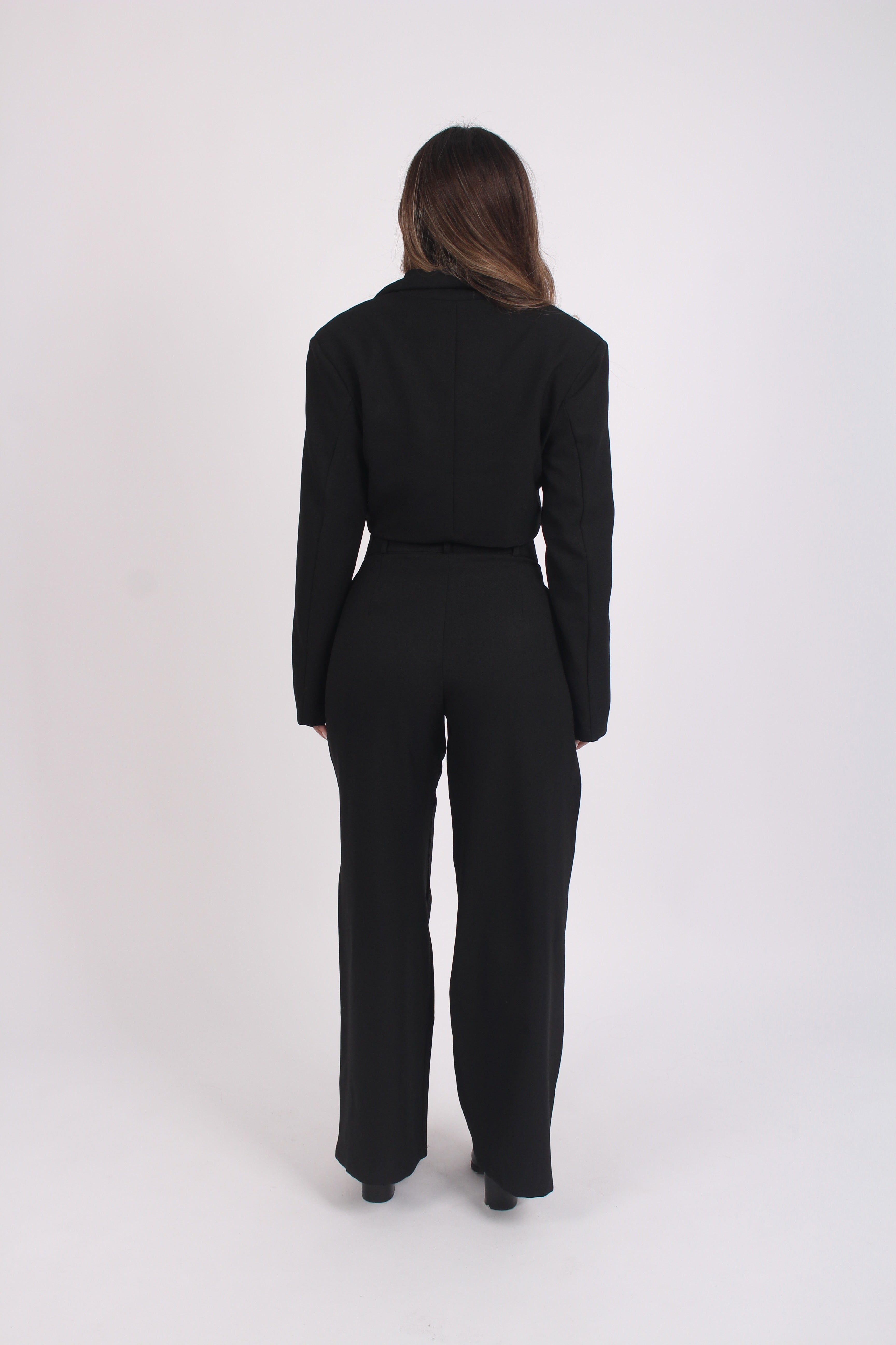 Blazer Cropped Vogue Negro