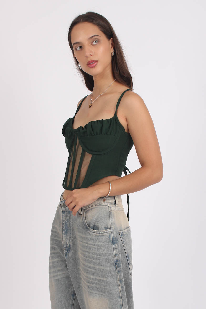 Corset Sastre Capri Verde