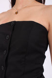 Corset Bustier Romance Negro