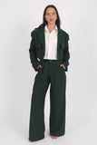 Blazer Cropped Vogue Verde