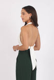 Top Glow Satin Blanco