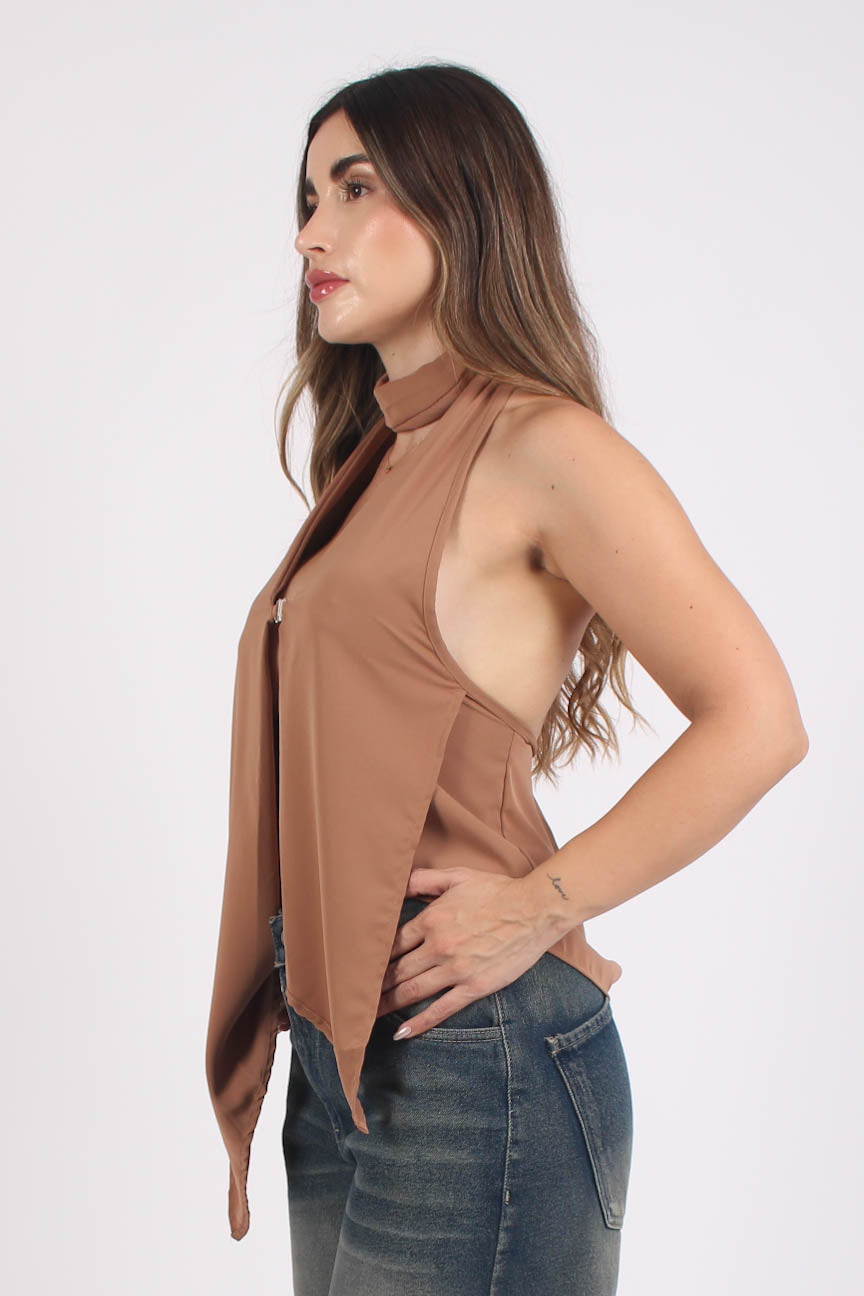 Top Sensual Seda Mocca